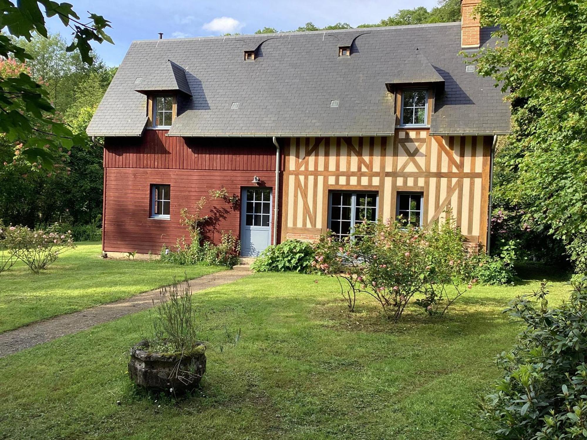 Maison Campagne Riviere Foret Villa Le Brevedent Exterior foto